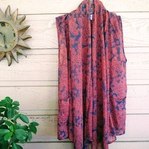 Wild Pearl Sheer Open front Cardigan